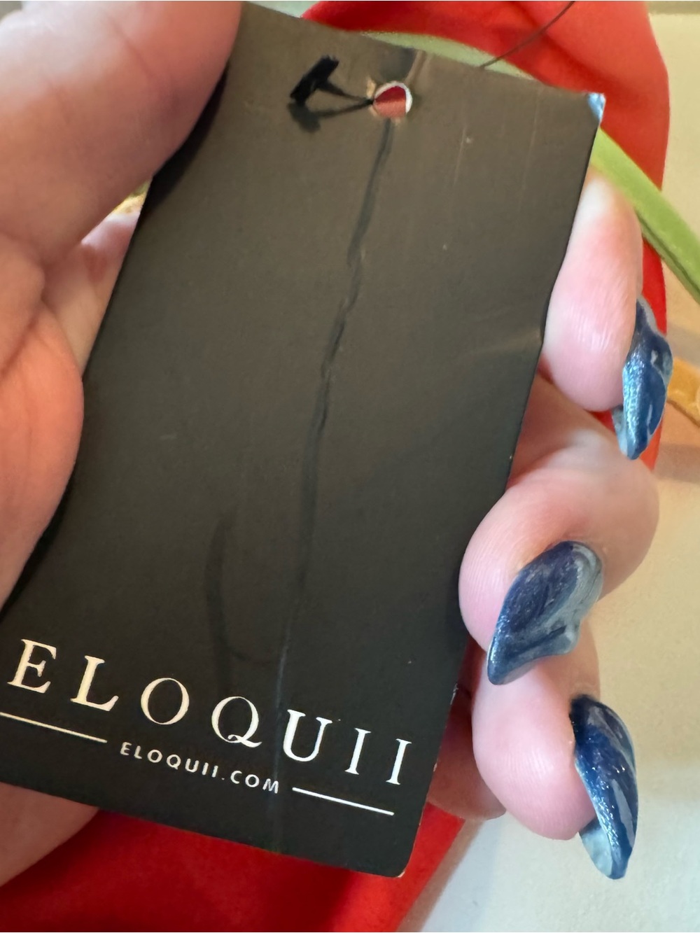 Eloquii Red, Yellow & Green Tie-Dye Slip Dress size 18 new with tags / tie strap - Picture 9 of 12